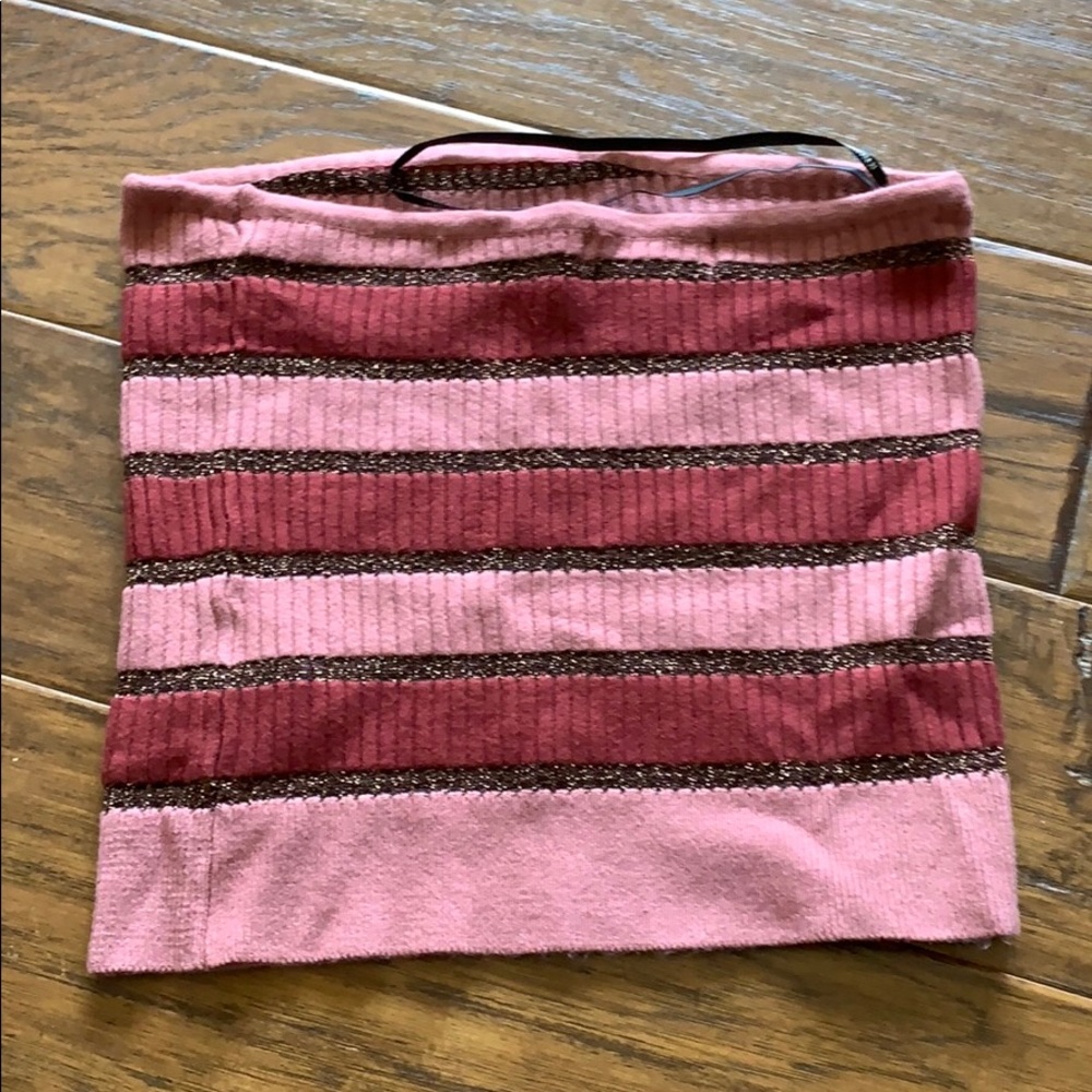multi shade pink tube top